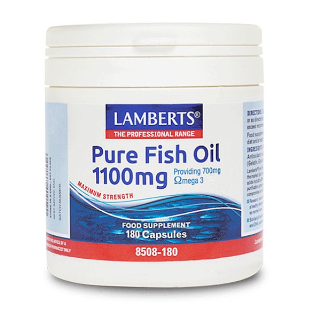 Lamberts Pure Fish Oil 1100mg 180 κάψουλες