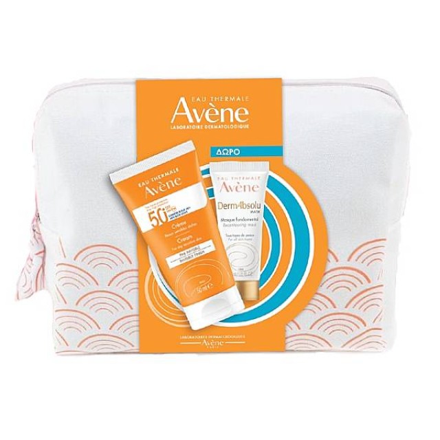 Avene Sunscreen SPF50 50ml & DermAbsolu Mask 15ml & Toiletries