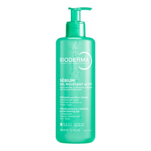 Bioderma Sebium Intense Purifying Cleansing Active Foaming Gel 400ml