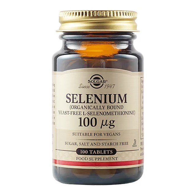 Solgar Selenium 100μg 100 ταμπλέτες