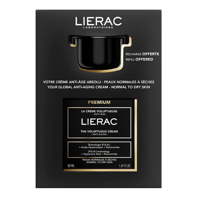 Lierac Premium The Voluptuous Cream 50ml & Refill 50ml