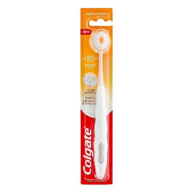 Colgate Gum Invigorate Soft Toothbrush Various Colors 1 pc