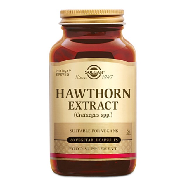 Solgar Hawthorn Herb Extract 60 φυτοκάψουλες