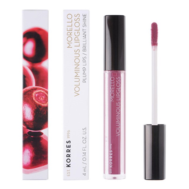 Korres Morello Voluminous Lipgloss 27 Berry Purple 4ml