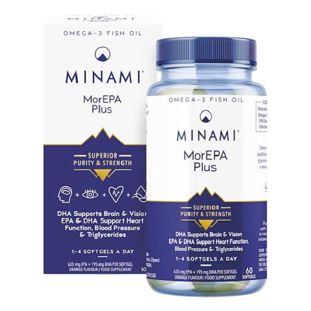 Minami MorEPA Plus 60 μαλακές κάψουλες