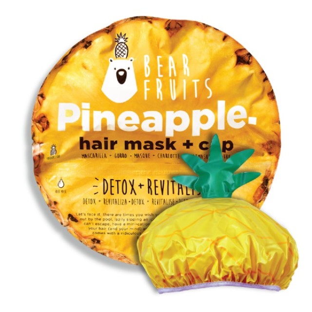 Bear Fruits Pineapple Μάσκα Μαλλιών Αποτοξίνωση & Ανανέωση 20ml