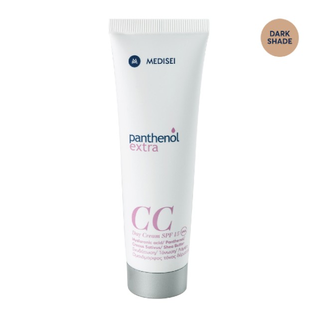 Panthenol Extra CC Day Cream Ενυδατική Κρέμα Ημέρας Με Χρώμα SPF15 Dark Shade 50ml