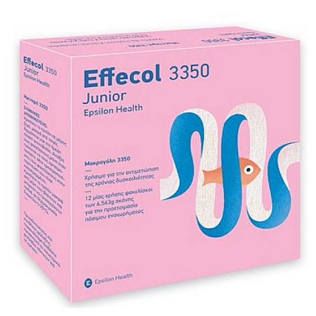 Epsilon Health Effecol 3350 Junior φακελίσκοι 12x6.563g