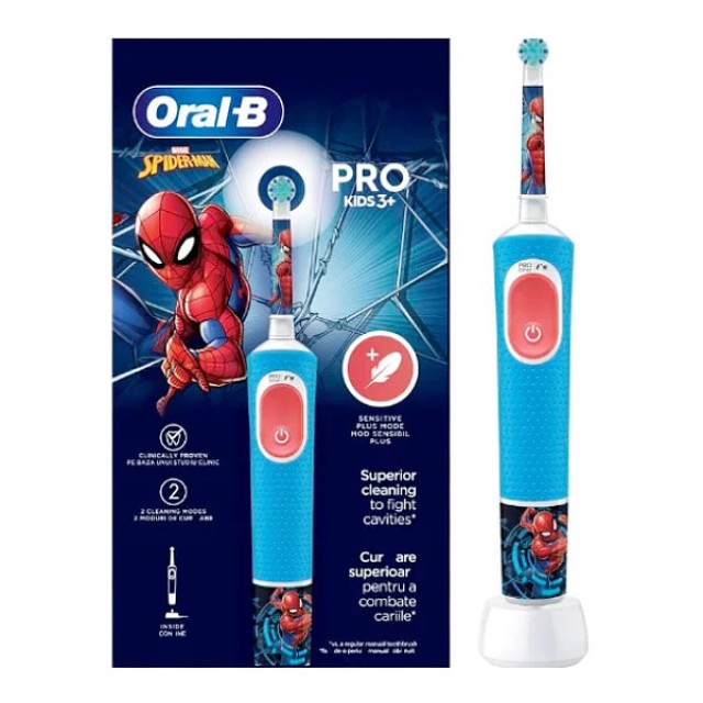 Oral-B Vitality Pro Kids Spider Man ηλεκτρική οδοντόβουρτσα