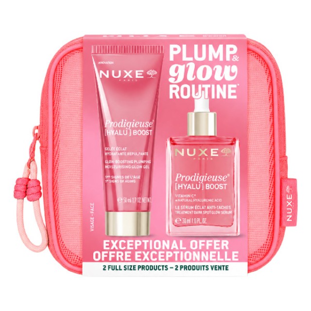 Nuxe Prodigieuse Hyalu Boost The Plumping Glow Cream 50ml & The Anti-Dark Spot Glow Serum 30ml
