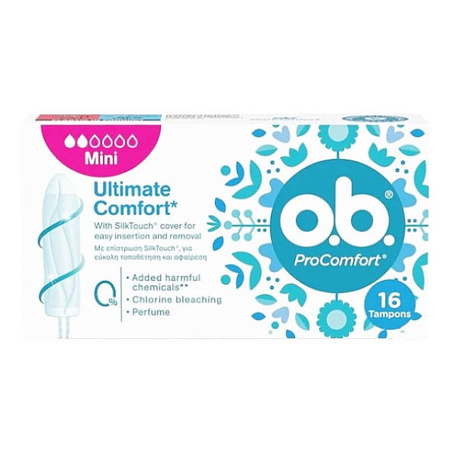 Ο.b. Procomfort Tampons Mini 16 τεμάχια