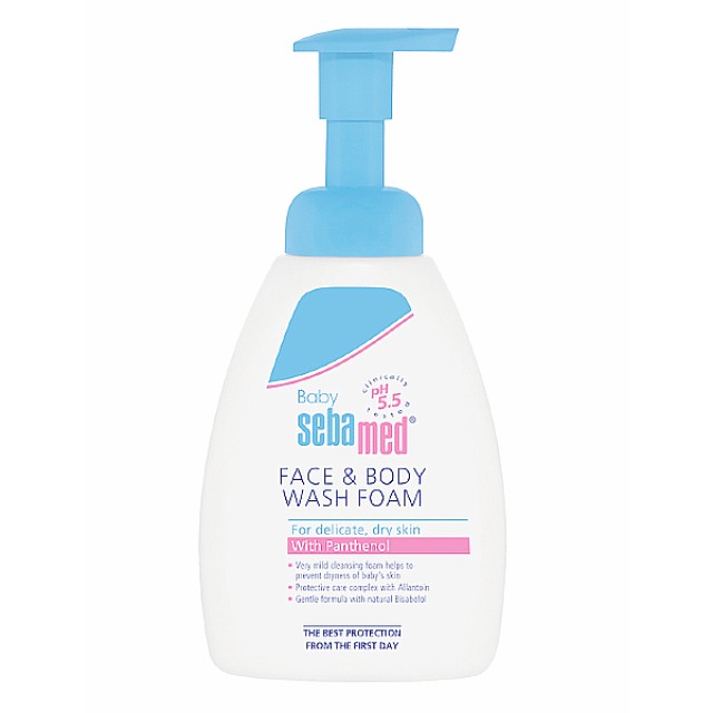 Sebamed Baby Face & Body Wash Foam 400ml