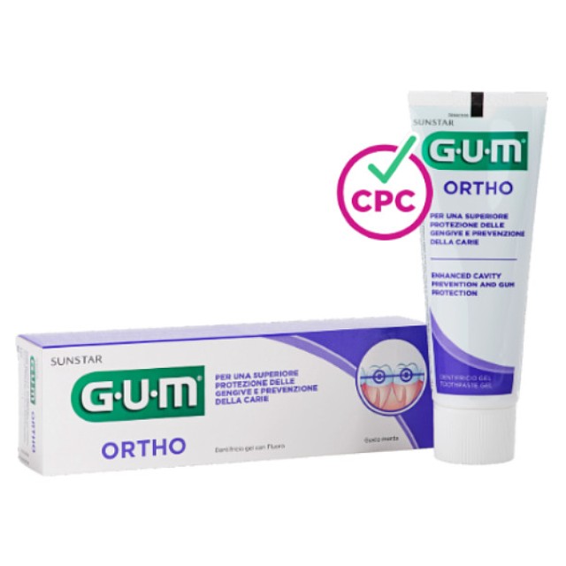 Gum Ortho Οδοντόπαστα γεύση Δυόσμος 75ml