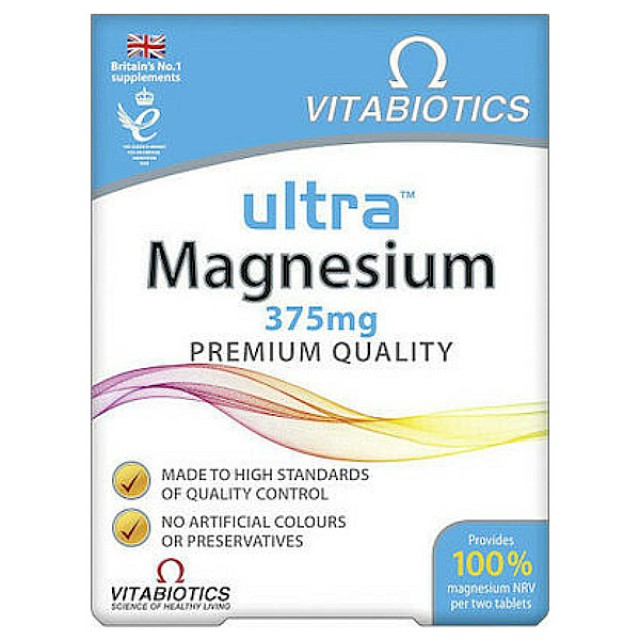 Vitabiotics Ultra Magnesium 375mg 60 ταμπλέτες