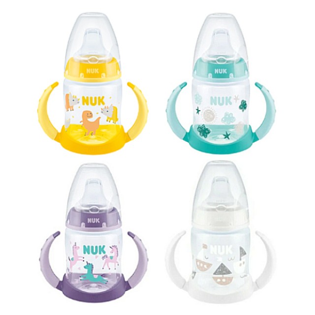 Nuk First Choice Learner Bottle with Temperature Control Indicator Various Designs 6-18m 150ml