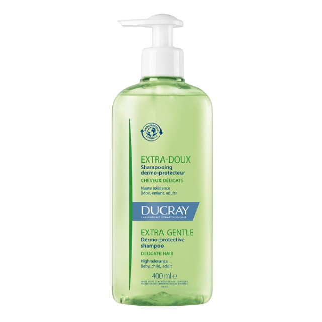 Ducray Extra-Doux Απαλό Σαμπουάν Για Συχνό Λούσιμο 400ml