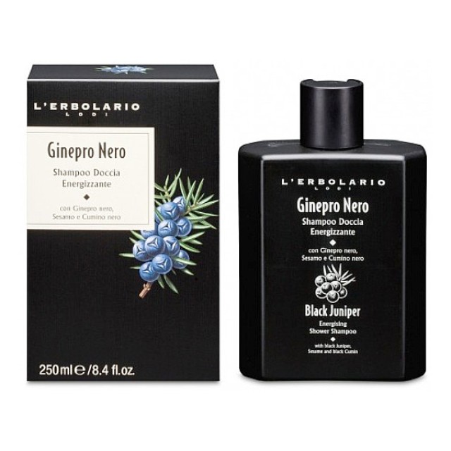 L'Erbolario Ginepro Nero Shampoo Shower Gel 250ml