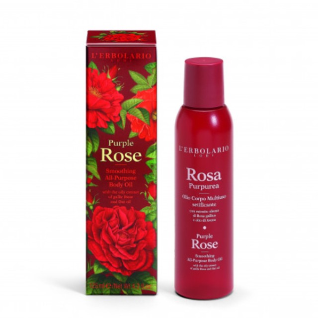 L'Erbolario Rosa Purpurea Λάδι Σώματος 125ml