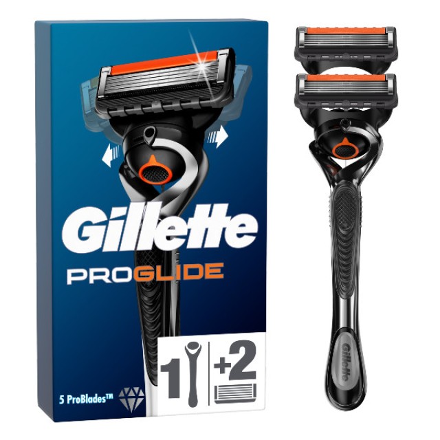Gillette ProGlide & 2 ανταλλακτικές κεφαλές