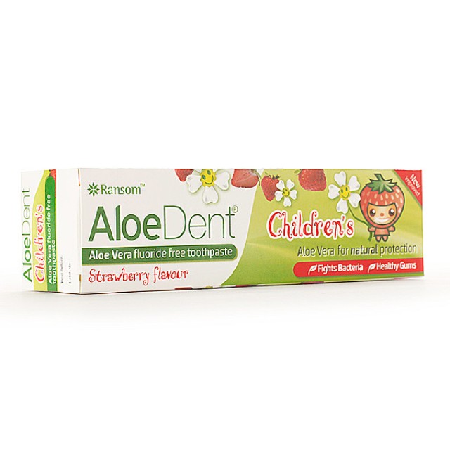 Optima Aloe Dent Strawberry Children's Toothpaste 3y+ 50ml
