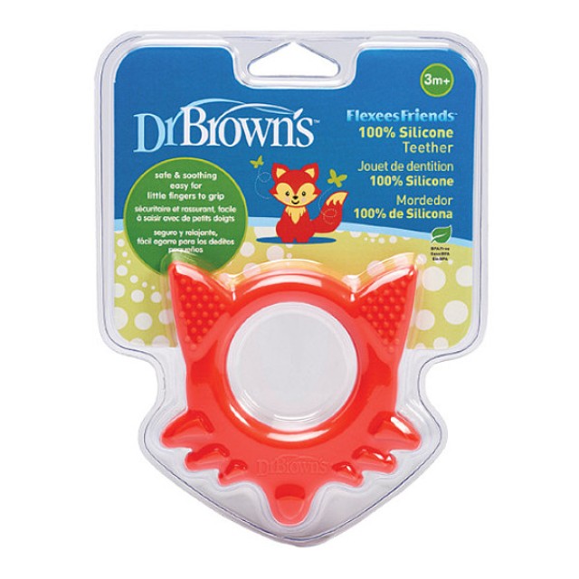 Dr. Brown's Fox Teething Ring 1 pc