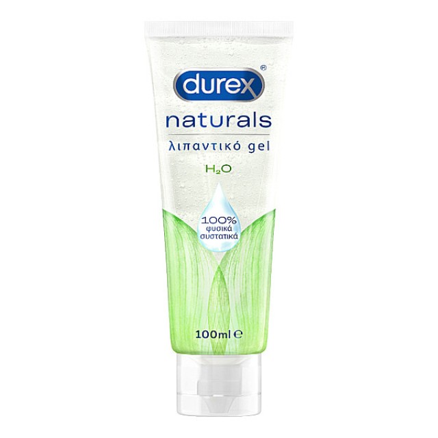 Durex Naturals Λιπαντικό Gel H20 με 100% Φυσικά Συστατικά 100ml