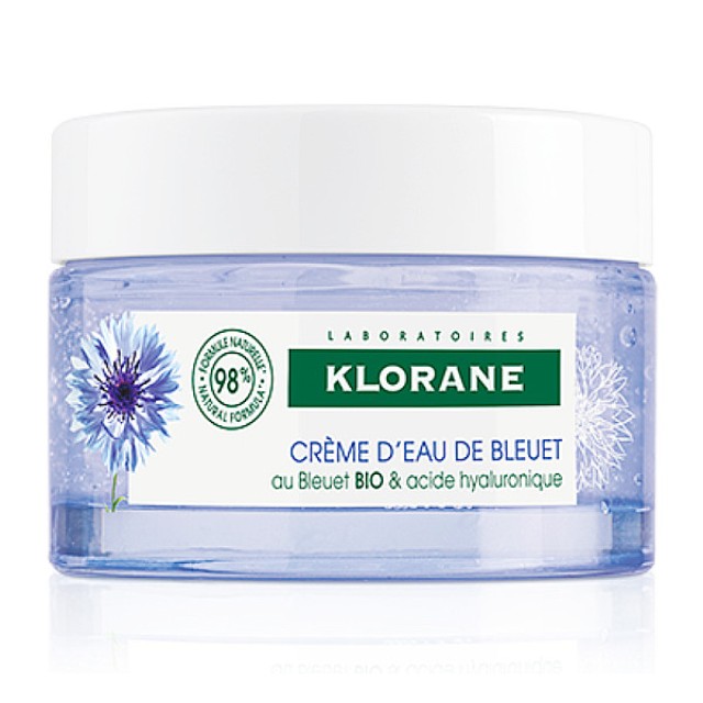 Klorane Bleuet Ενυδατική Κρέμα Ημέρας με Φυτικό Υαλουρονικό Οξύ 50ml
