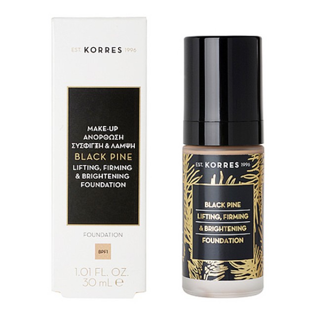 Korres Μαύρη Πεύκη Make-up Ανόρθωση, Σύσφιγξη & Λάμψη BPF1 30ml