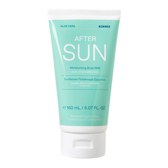Korres Aloe Vera After Sun Moisturising Body Milk 150ml