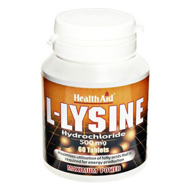 Health Aid L-Lysine 500mg 60 tablets