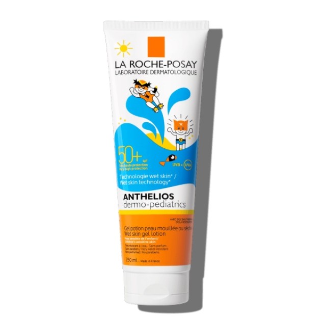 La Roche Posay Anthelios Dermo-Pediatrics Wet Skin Gel Lotion Πρόσωπο & Σώμα SPF50+ 250ml