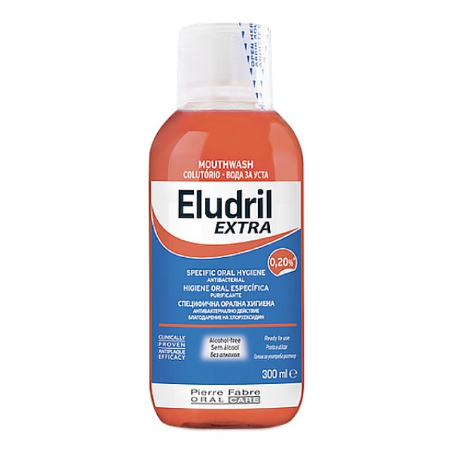 Eludril Extra Στοματικό Διάλυμα Χλωρεξιδίνης 0,20% 300ml