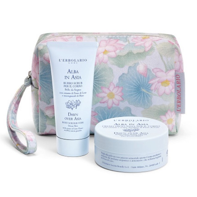 L'Erbolario Alba in Asia Beauty Set Scrub Σώματος 50ml & Αρωματική Κρέμα Σώματος 75ml