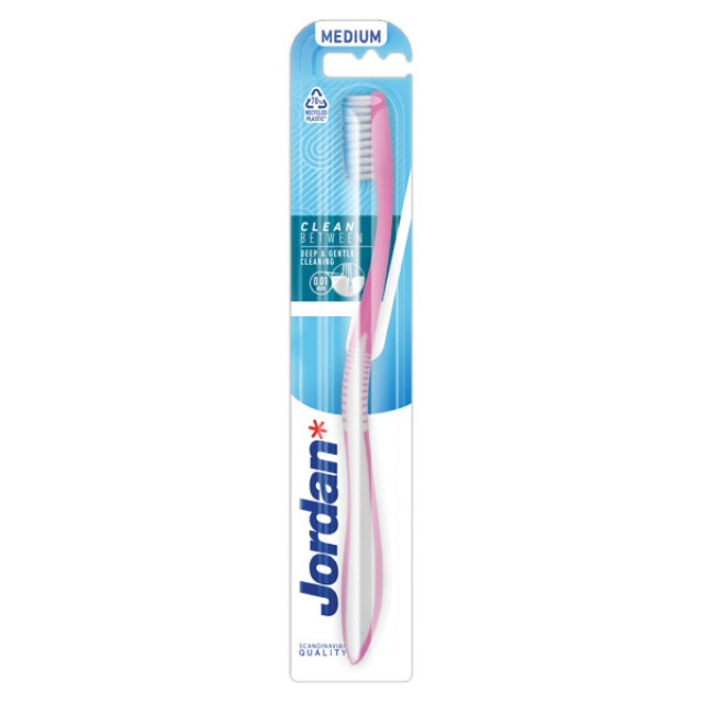 Jordan Clean Between Toothbrush Medium 1 τεμάχιο