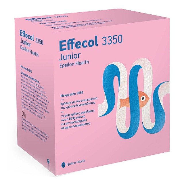 Epsilon Health Effecol 3350 Junior φακελίσκοι 24x6.563g
