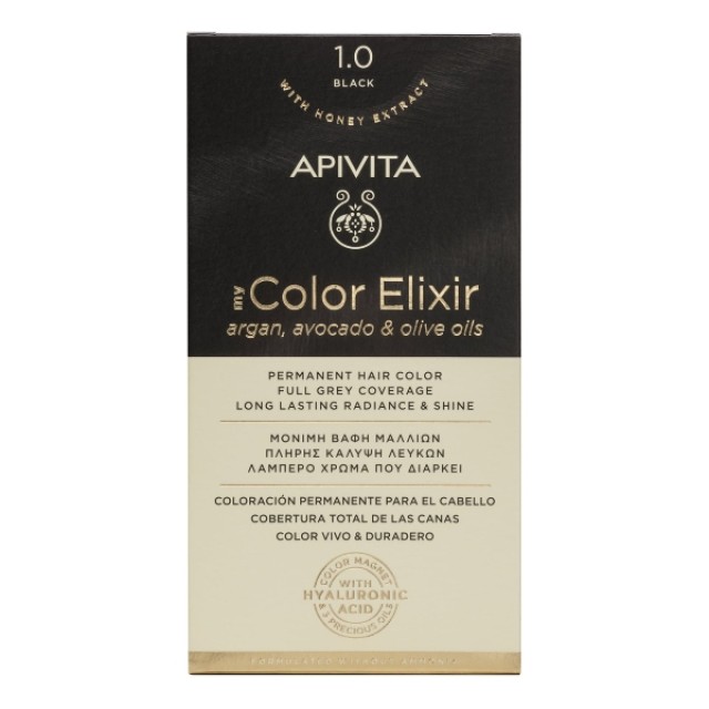 Apivita My Color Elixir Kit N1.0 Φυσικό Μαύρο 50ml & 75ml