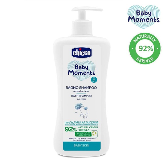 Chicco Αφρόλουτρο-Σαμπουάν Baby Moments 750ml