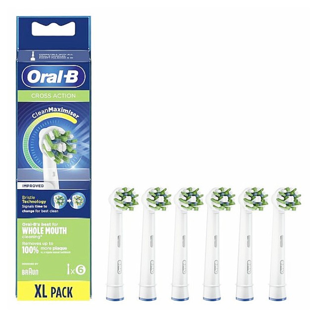 Oral-B Cross Action Replacement Heads 6 pieces