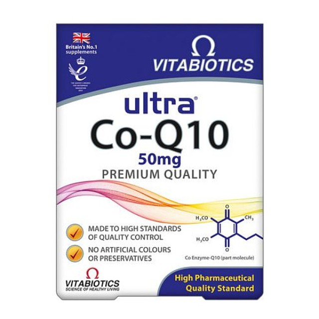 Vitabiotics Ultra Co-Q10 50mg 60 tablets