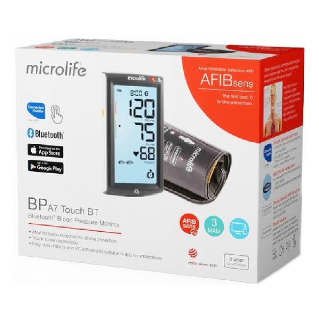 Microlife BP A7 Touch Bluetooth Blood Pressure Monitor