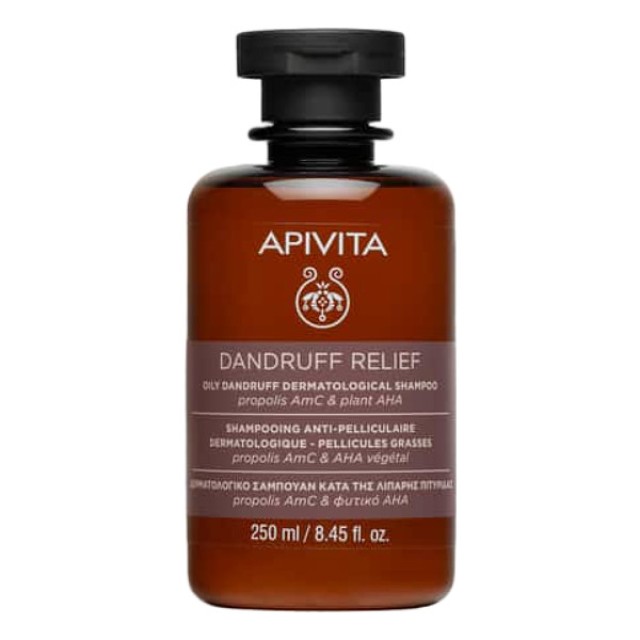Apivita Dandruff Relief Oily Dandruff Dermatological Shampoo 250ml