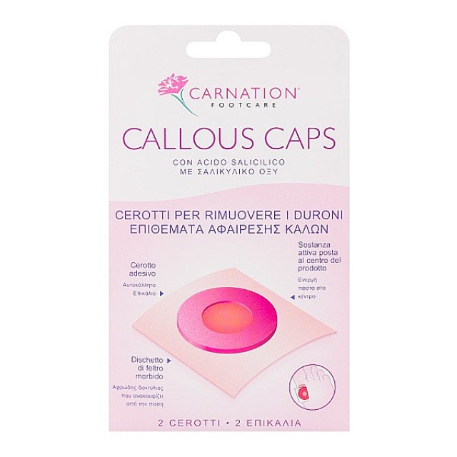 Carnation Callous Caps 2 pcs