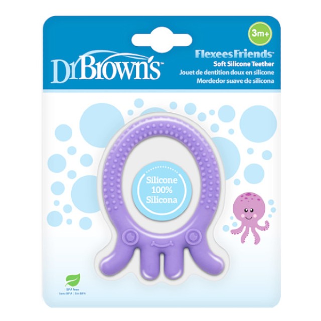 Dr. Brown's Silicone Teether 3m+ Octopus 1 τεμάχιο