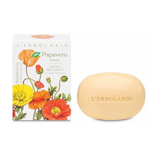 L'Erbolario Papavero Aromatic Soap 100g