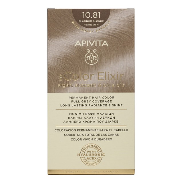 Apivita My Color Elixir 10.81 Platinum Blonde Pearl Ash