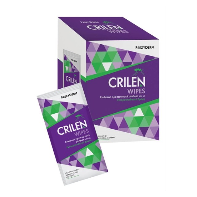 Frezyderm Crilen Wipes Moisturizing Insect Repellent Wipes 20 pieces