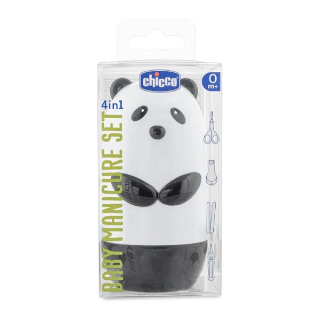 Chicco Βρεφικό Σετ Μανικιούρ Panda 4 τεμάχια
