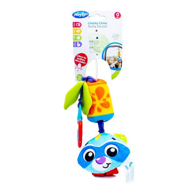 Playgro Cheeky Chime Rocky Racoon 0m+