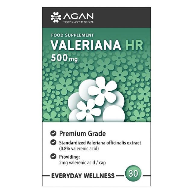 Agan Valeriana HR 500mg 30 capsules