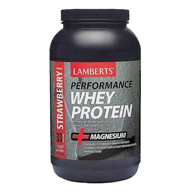 Lamberts Whey Protein Strawberry flavor 1000g